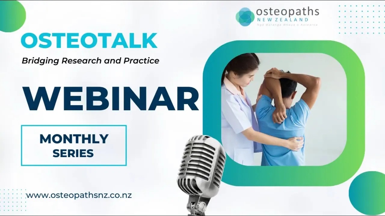 OsteoTalk 13: Building an Evidence Informed Osteopathy Profession